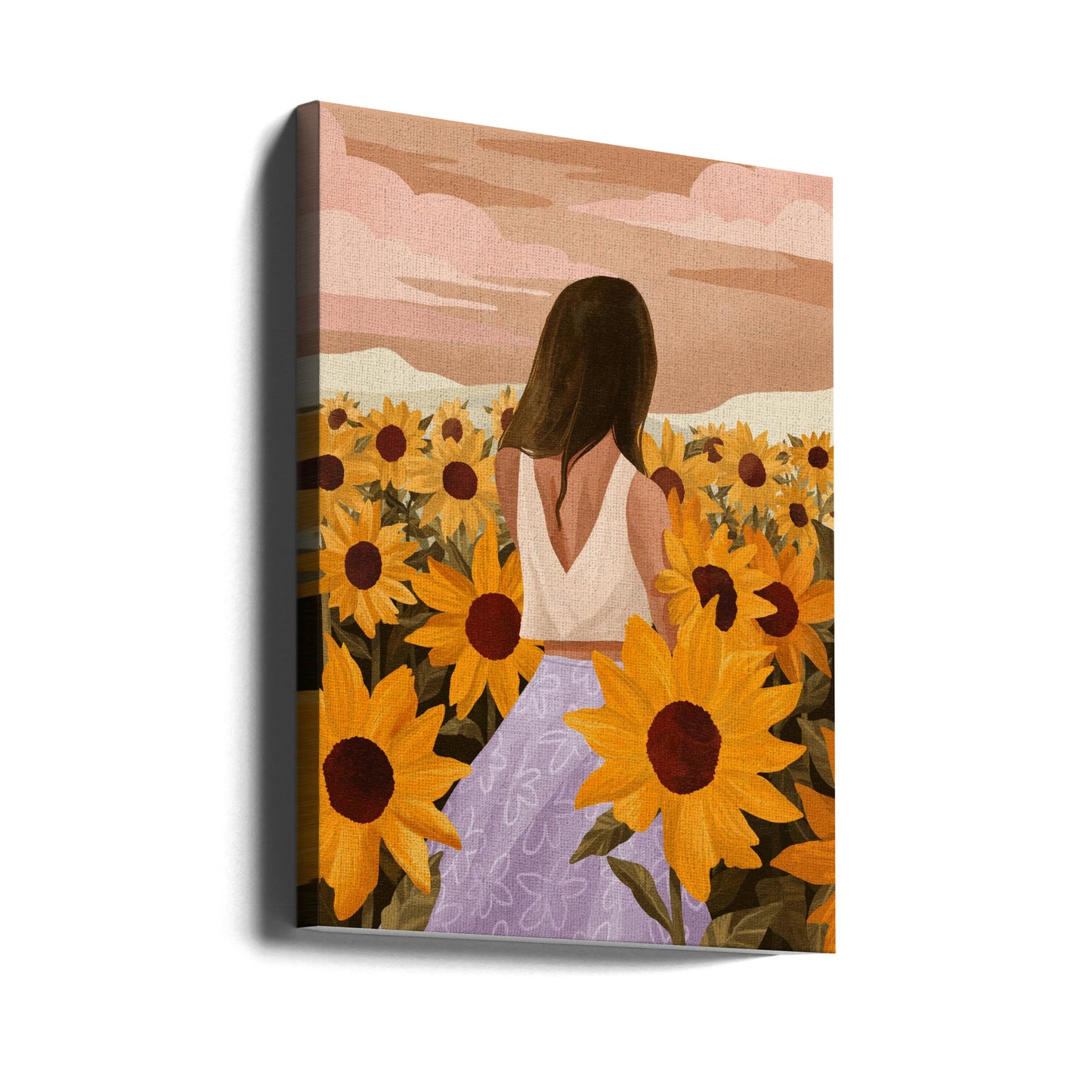 Serate di Girasoli | Stampe su Tela