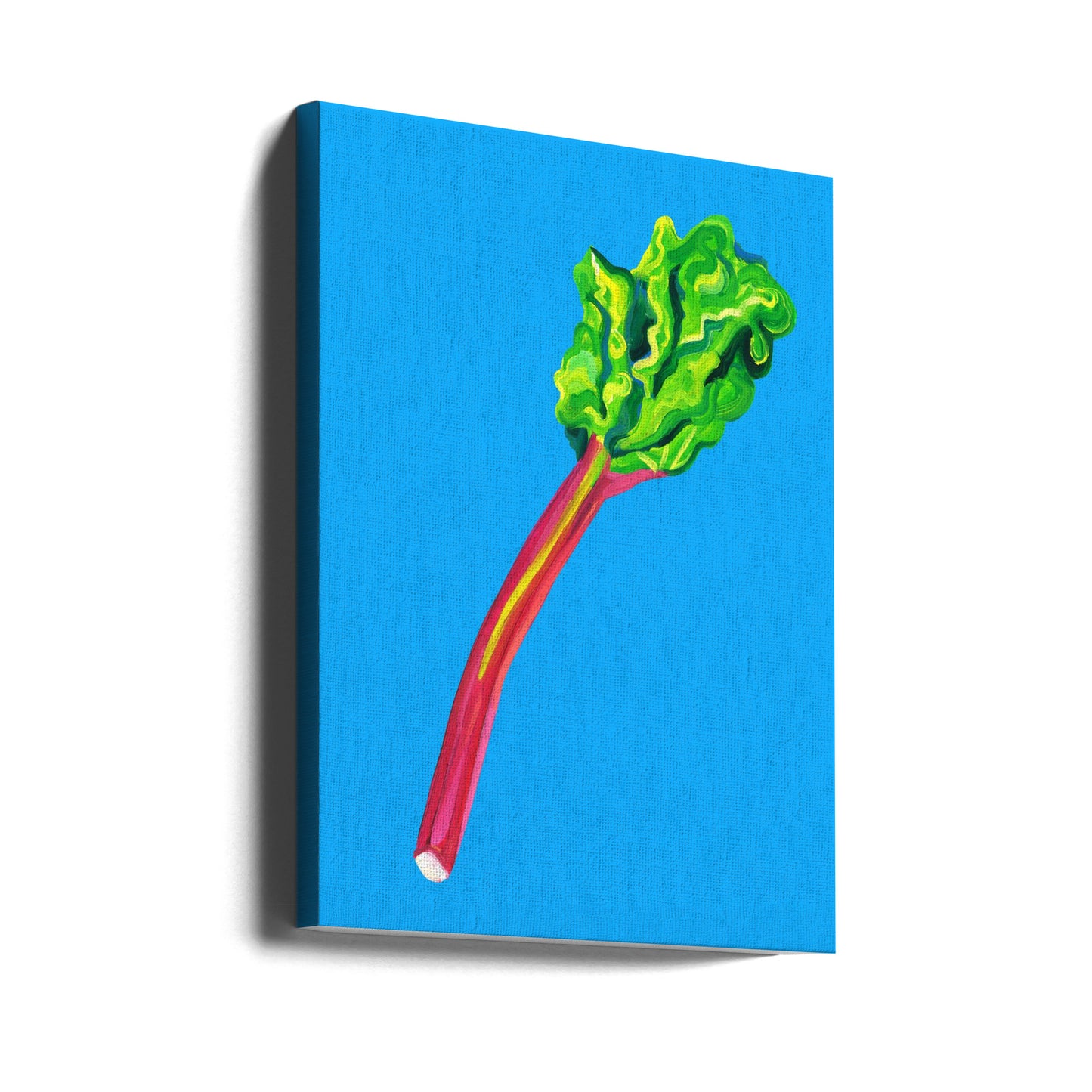 Rhubarb Light Blue | Canvas