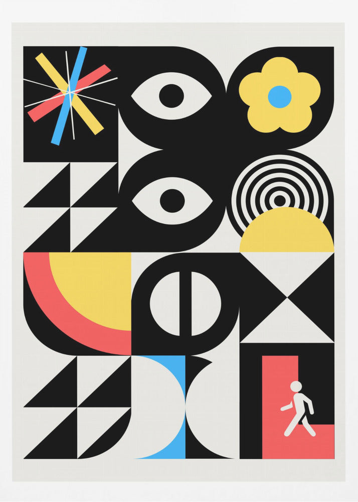 Maximalist Geometrical Surreal Design | Poster