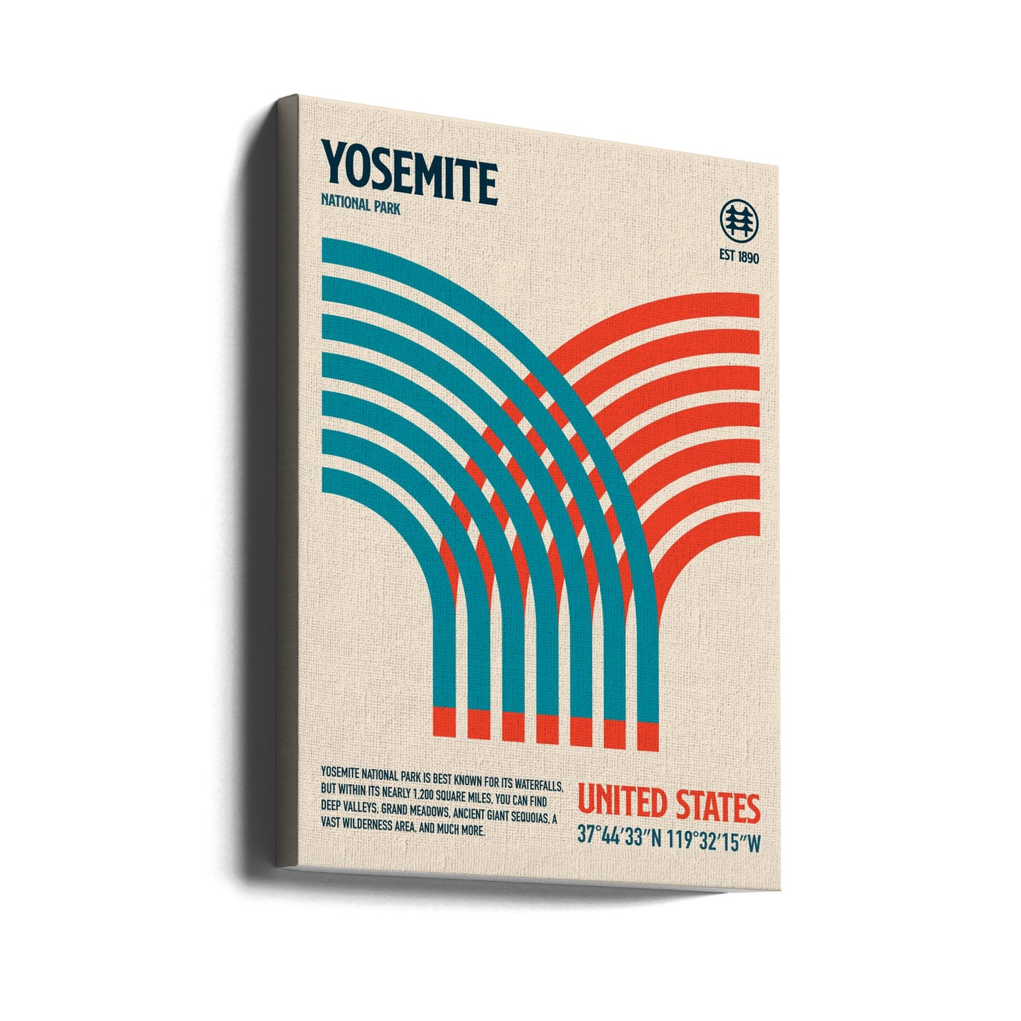 Viaggio nel Parco Nazionale di Yosemite Poster - Stampe d’Arte | Stampe su Tela