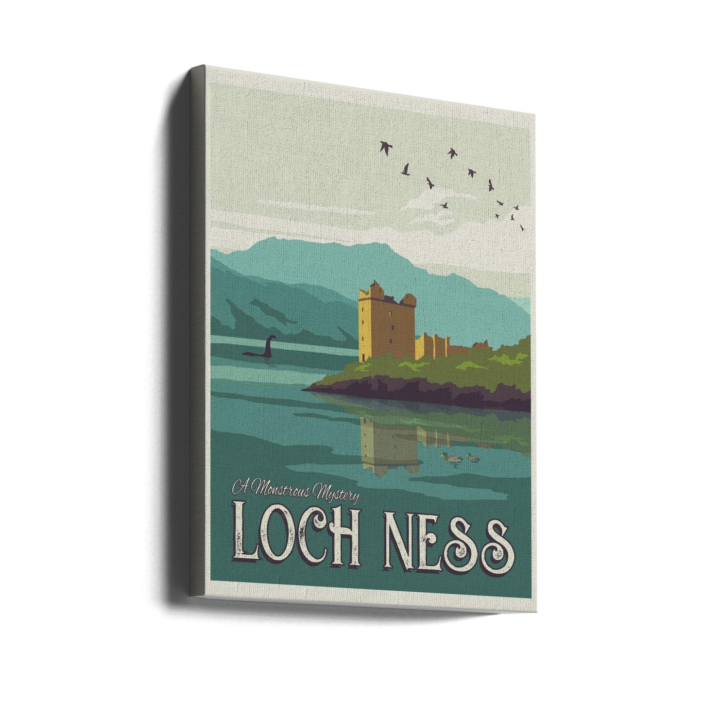 Loch Ness Rejsetryk | Lærredsbilleder