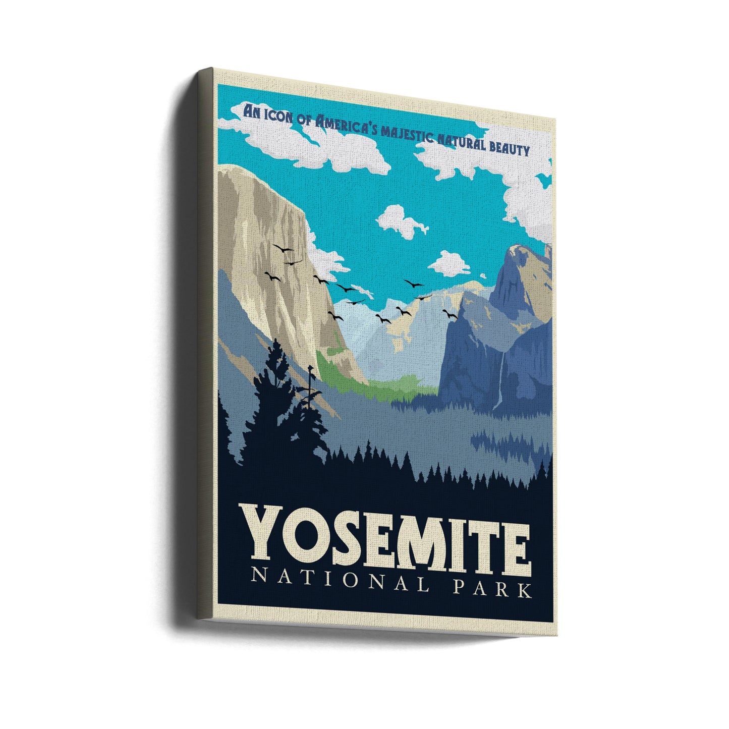Rejsetryk fra Yosemite Nationalpark | Lærredsbilleder