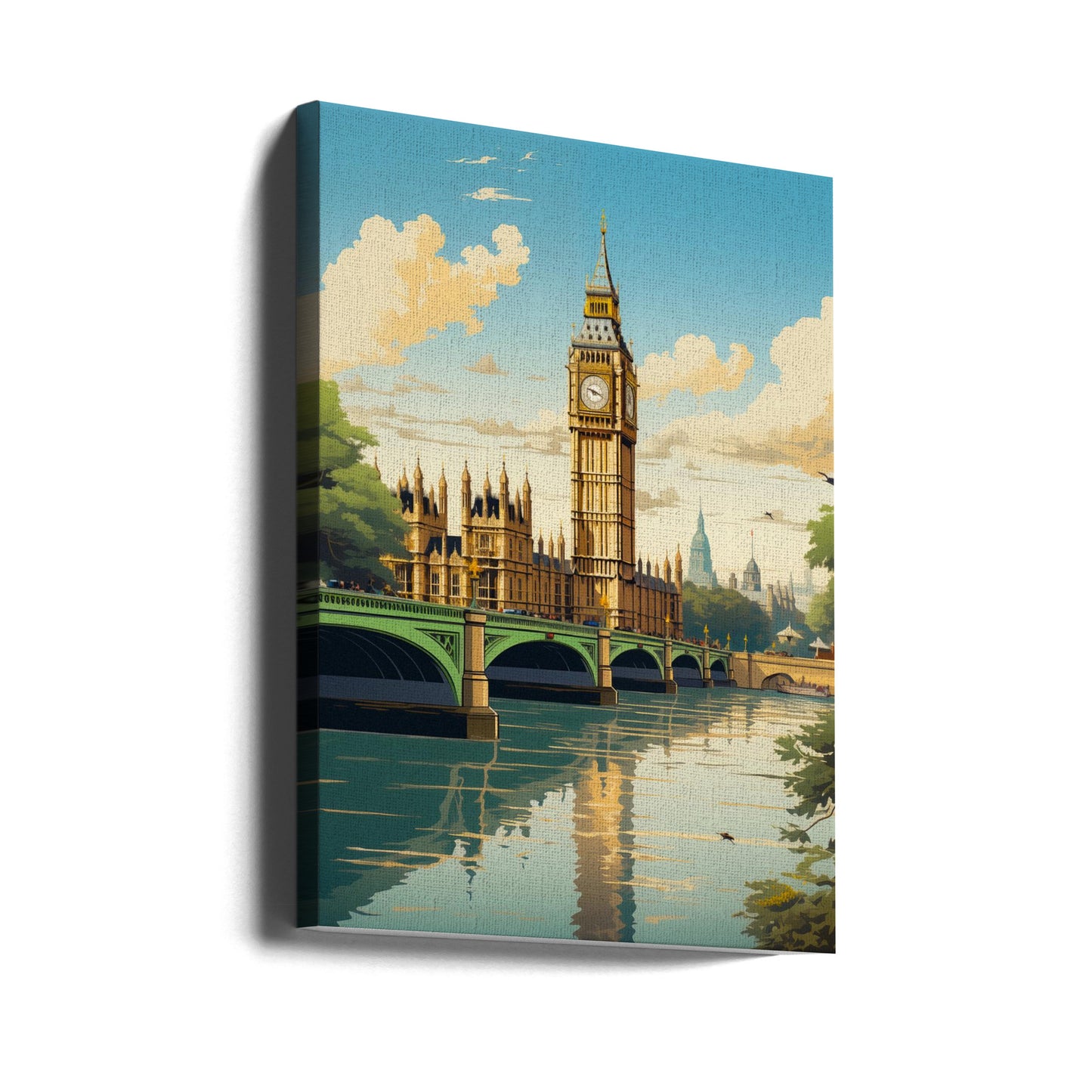 Vista di Londra | Stampe su Tela