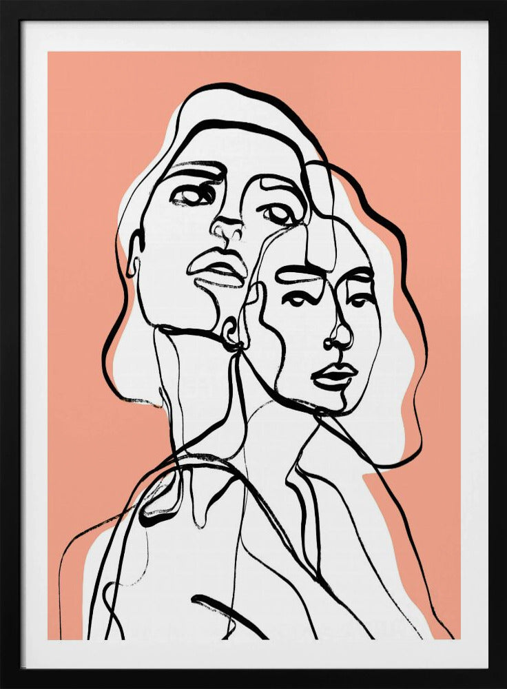 Sammanflätade ansikten | Poster
