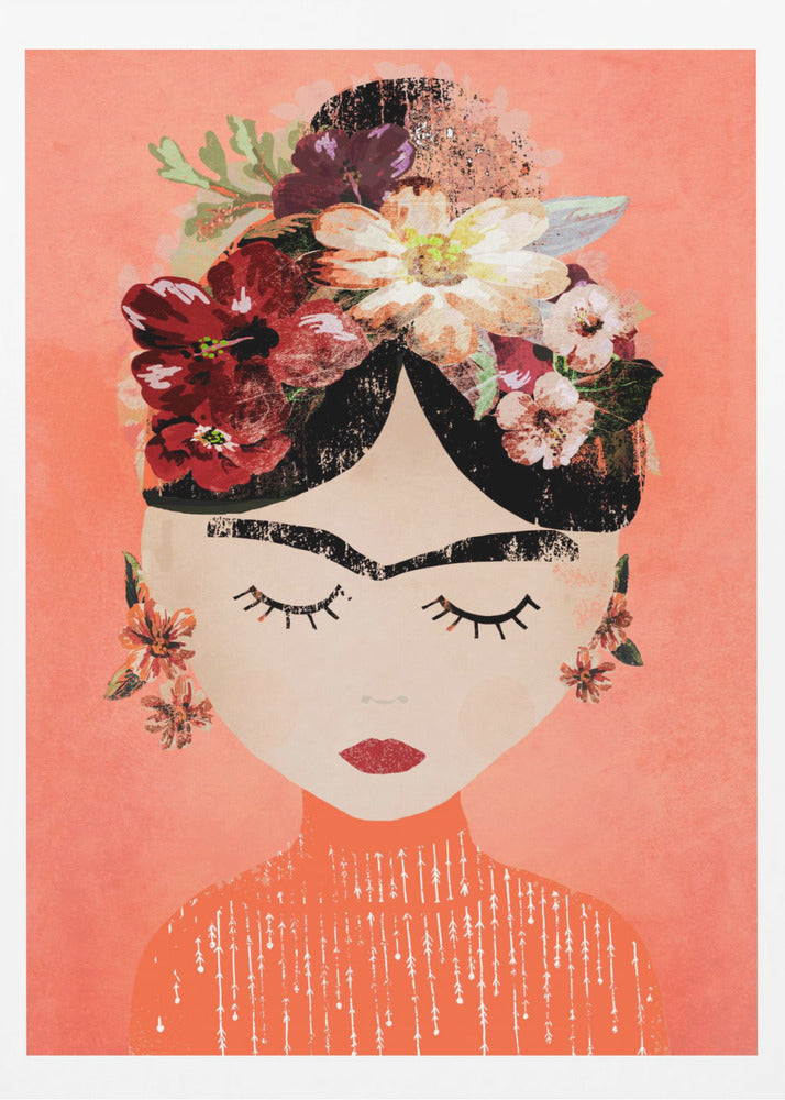 Frida (Pfirsich) | Poster
