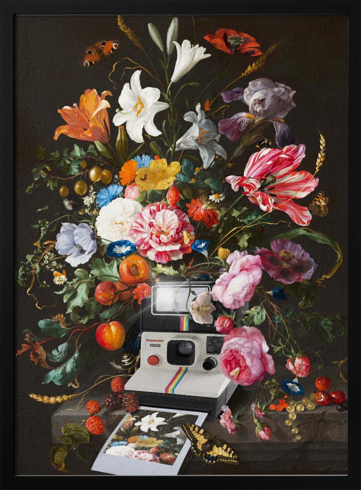 Floral Instant Photo | Poster
