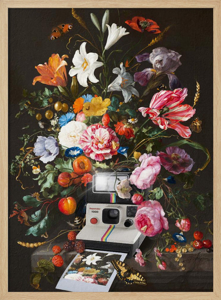 Floral Instant Photo | Poster