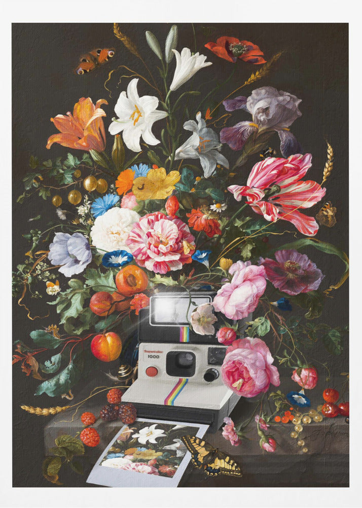 Floral Instant Photo | Poster
