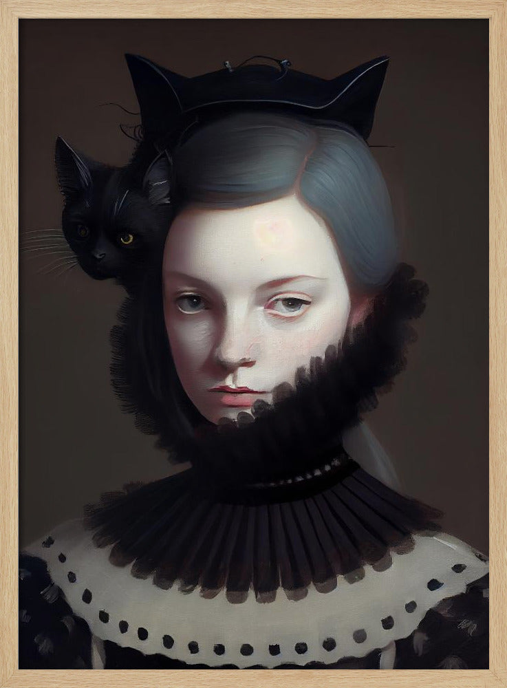Signorina Gattina Nera | Poster - Stampe d’Arte