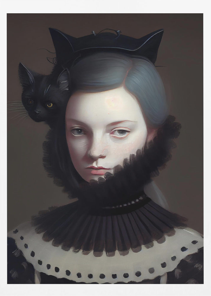 Signorina Gattina Nera | Poster - Stampe d’Arte