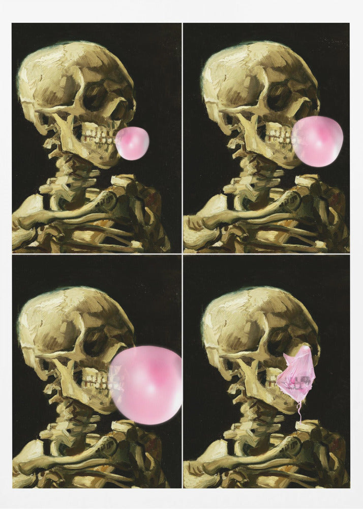 Skull Gum Explosion | Poster