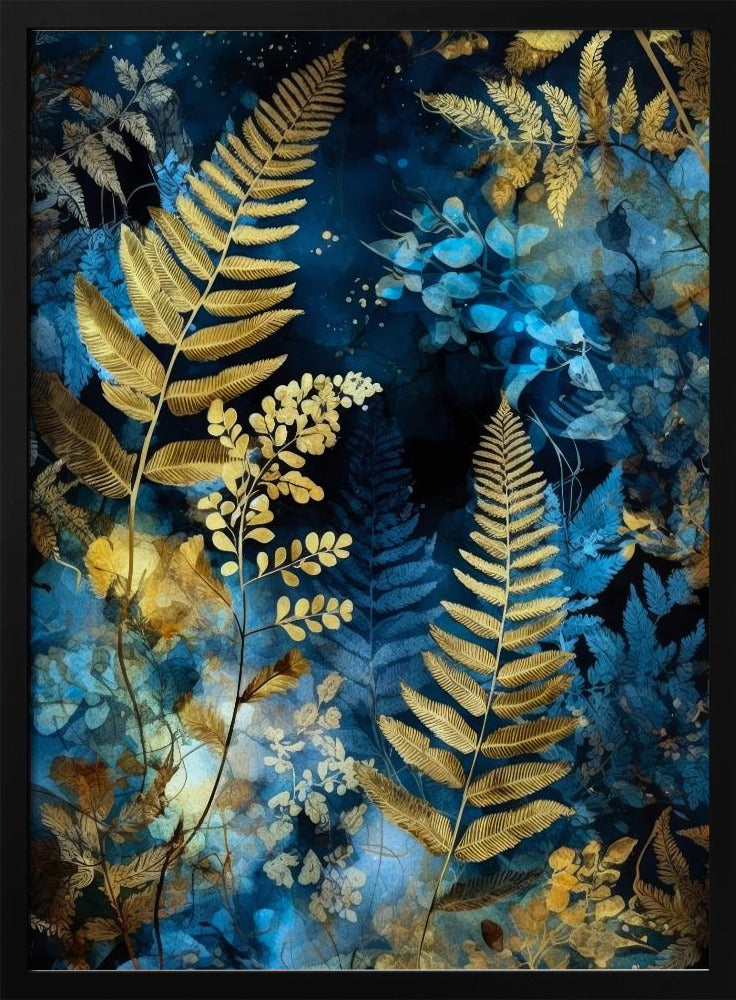 Vibrant Garden and ferns 3 | Poster