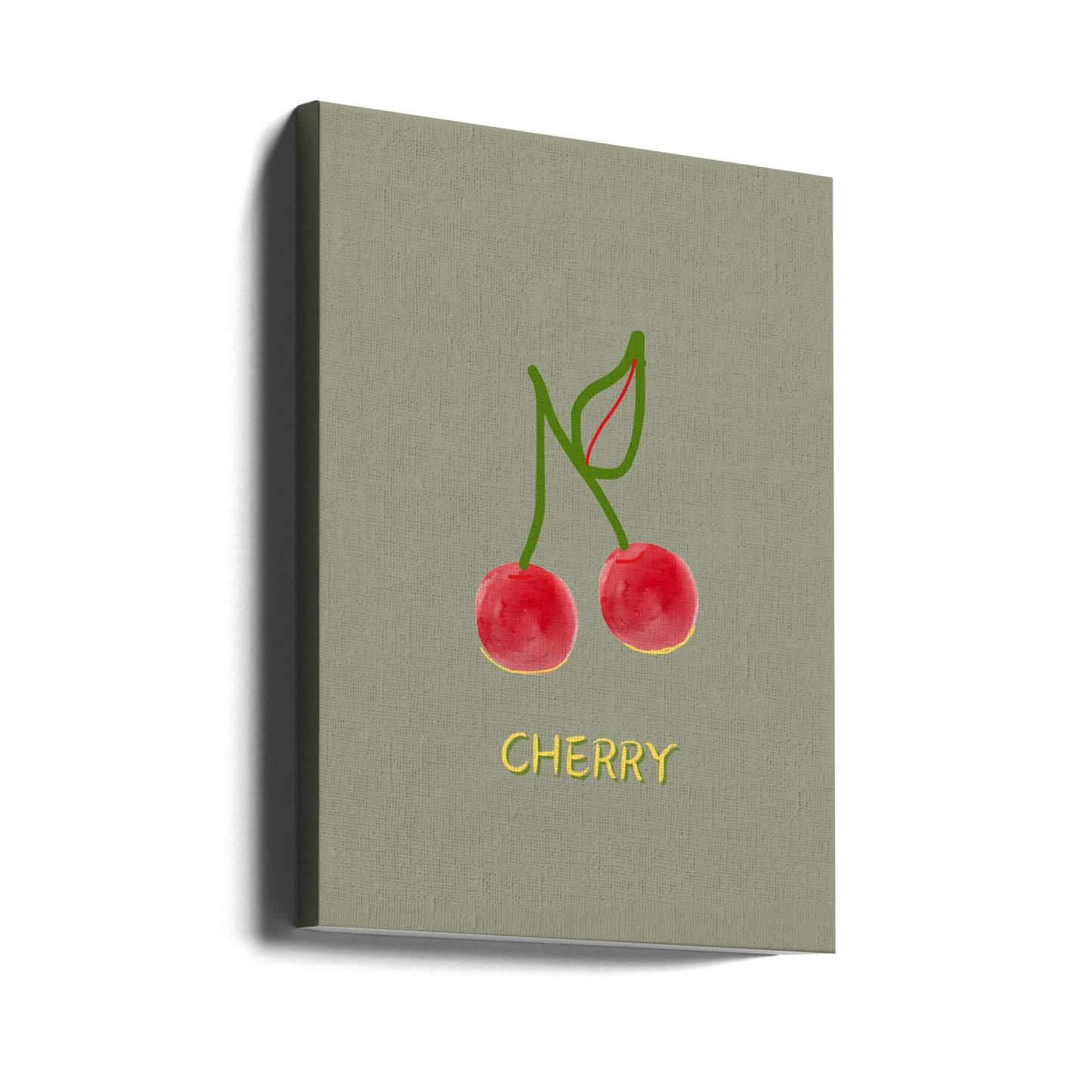 Cherry in Green | Canvas