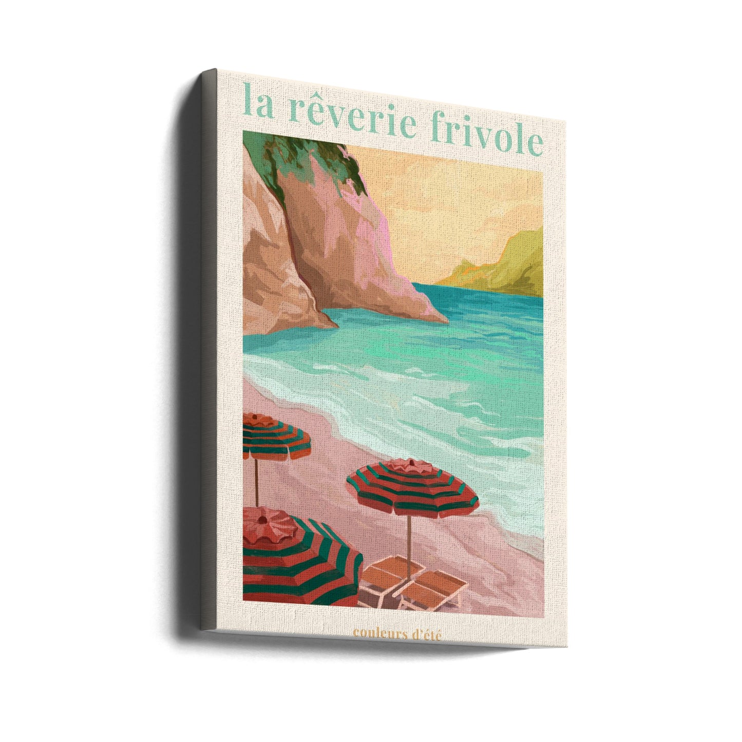 La Rêverie Frivole-Beach | Tableaux sur Toile