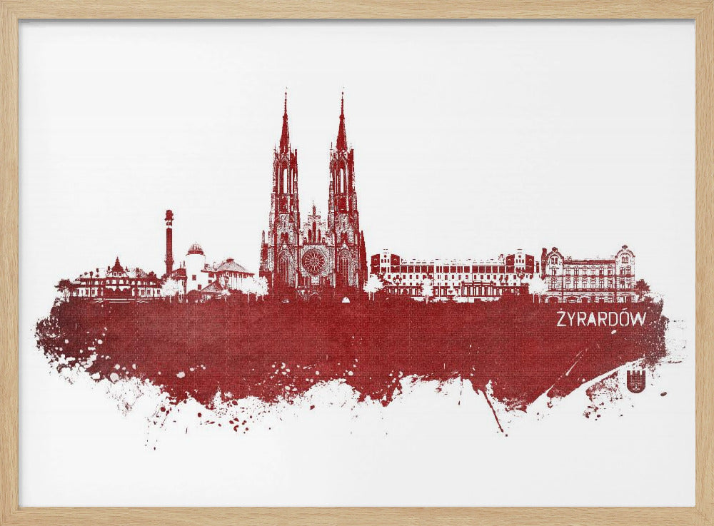 Żyrardów Poland Skyline City Art (3) | Poster