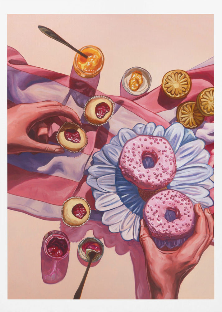 Mittwochs essen wir Pink | Poster
