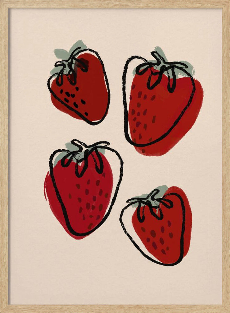 Fraises | Posters - Affiche Artistique