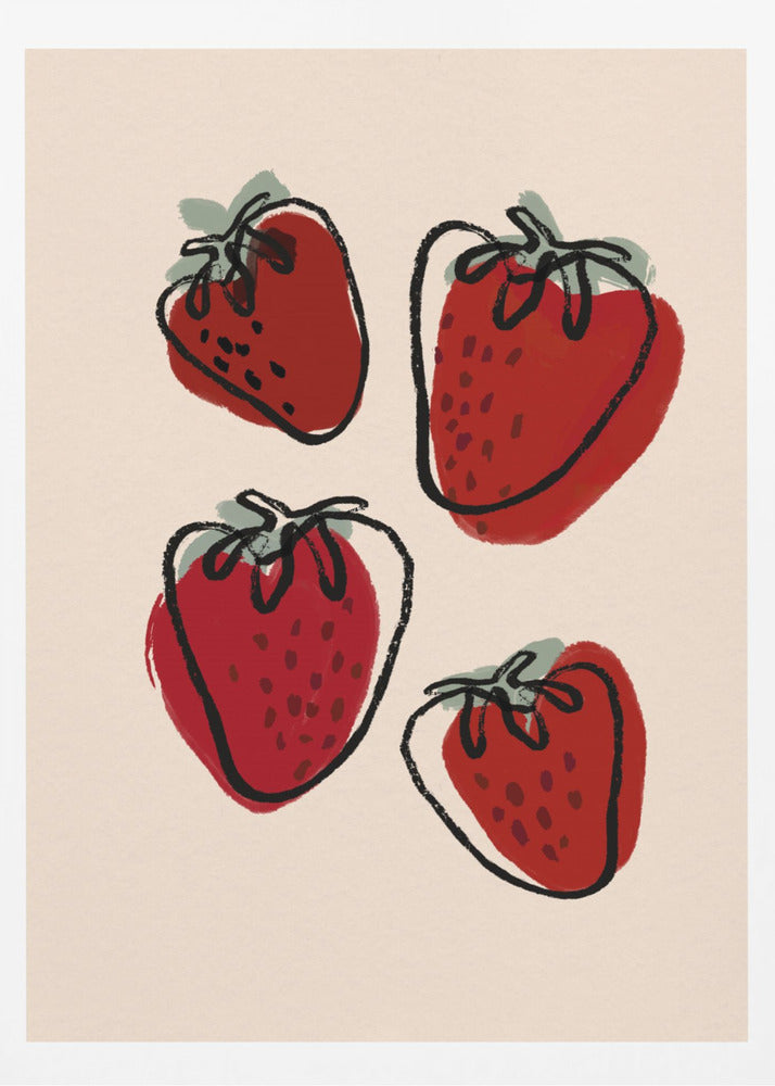 Fraises | Posters - Affiche Artistique