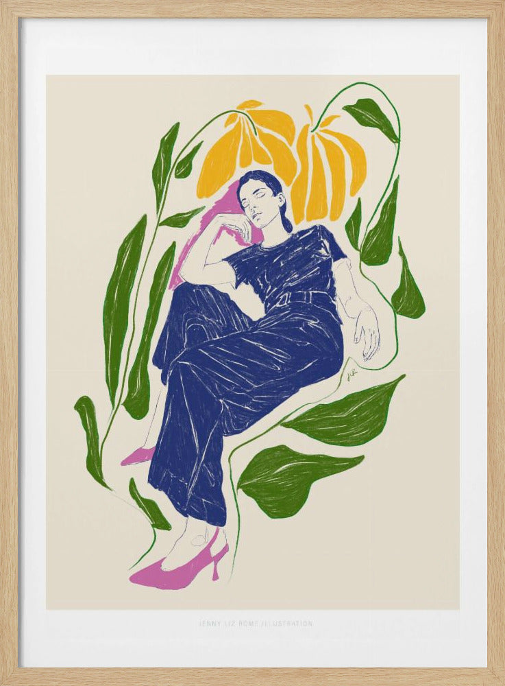 Jlr Quiet in the garden | Poster