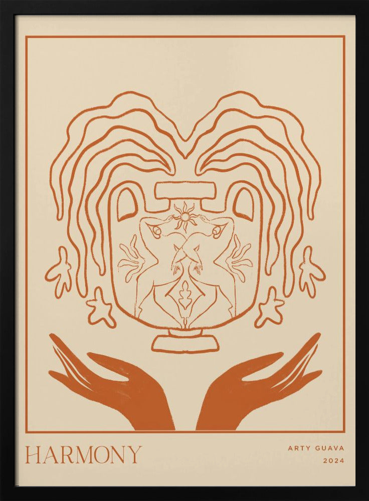 Fartygssamling: Harmoni (LineArt) | Poster