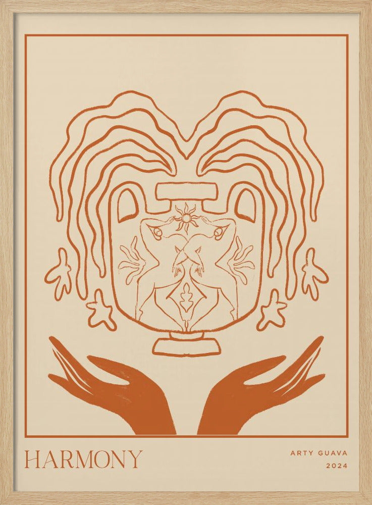 Fartygssamling: Harmoni (LineArt) | Poster