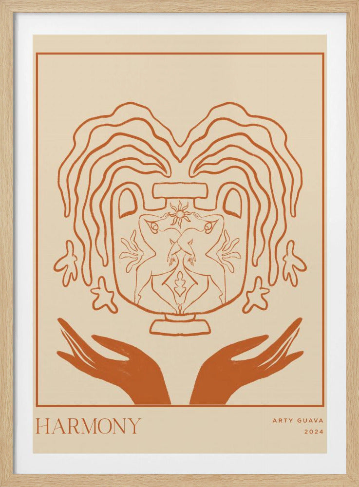 Fartygssamling: Harmoni (LineArt) | Poster