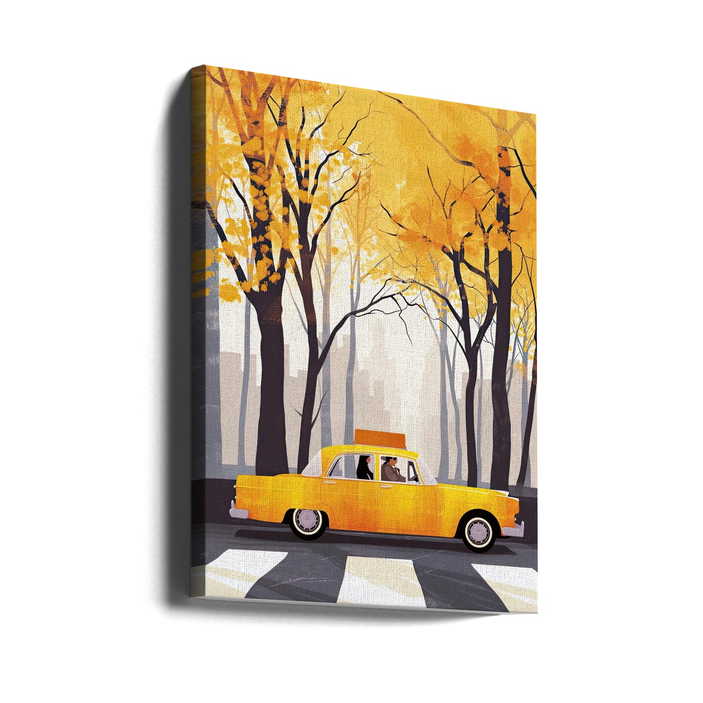 Peinture numérique à l'aquarelle de la ville de New York (6) | Tableaux sur Toile
