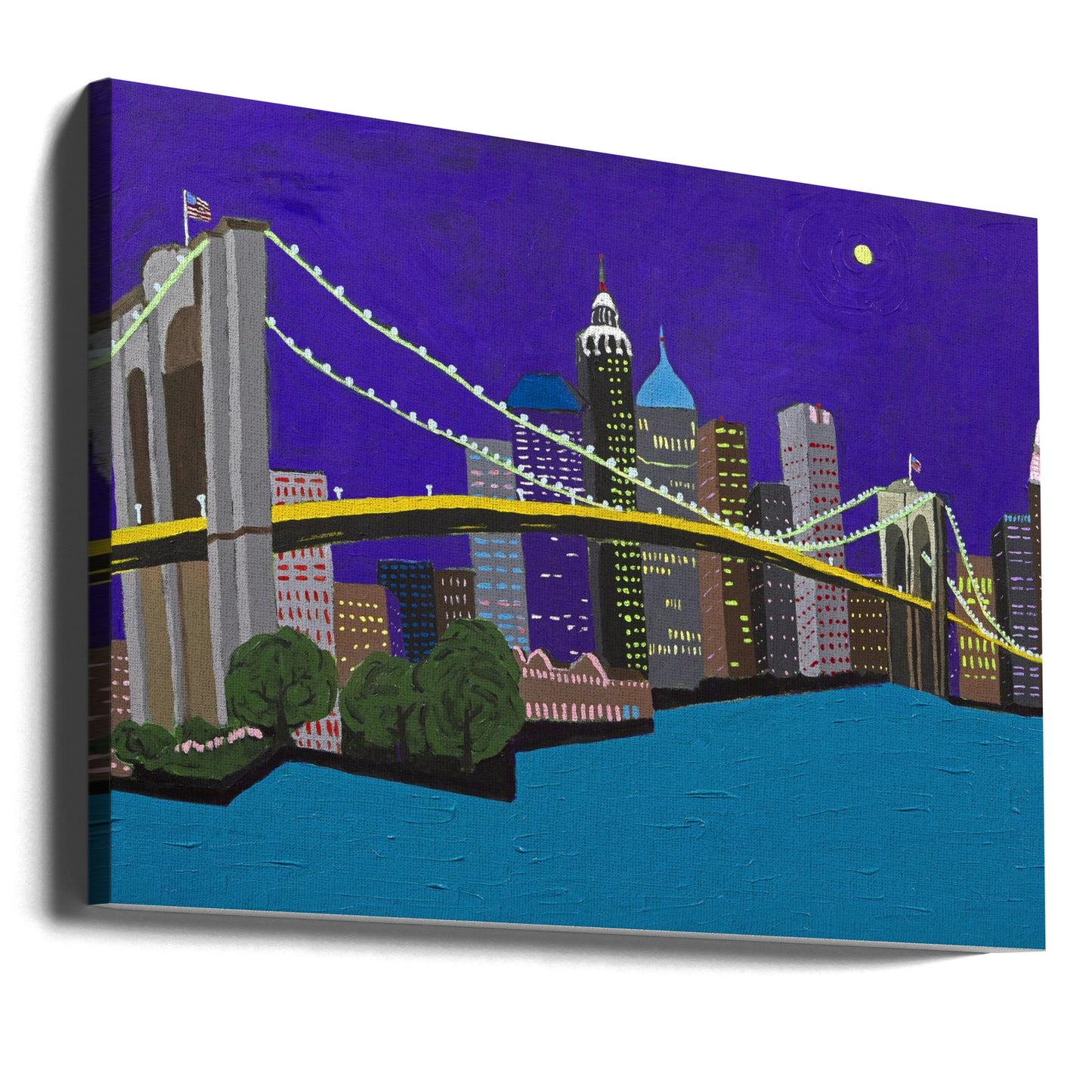 Ponte di Brooklyn | Stampe su Tela
