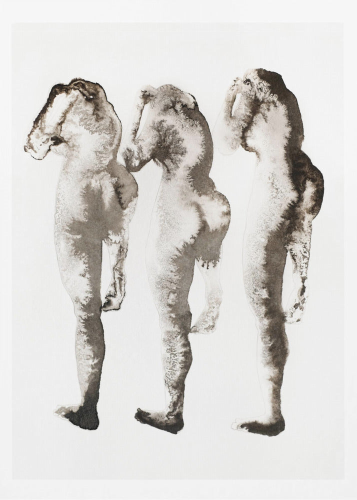 Figure Study 3x (nach Muybridge) | Poster