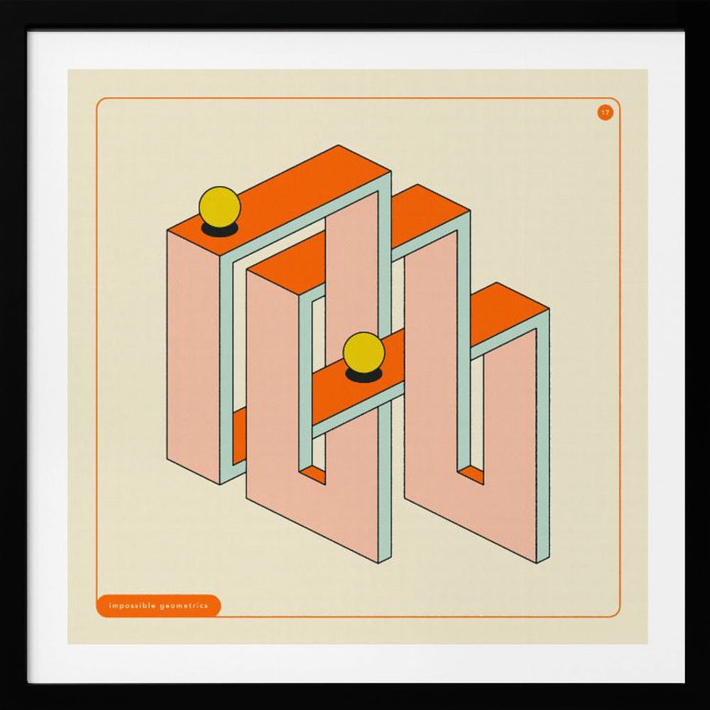Niemożliwa geometria 17 | Plakaty - Wydruki Artystyczne