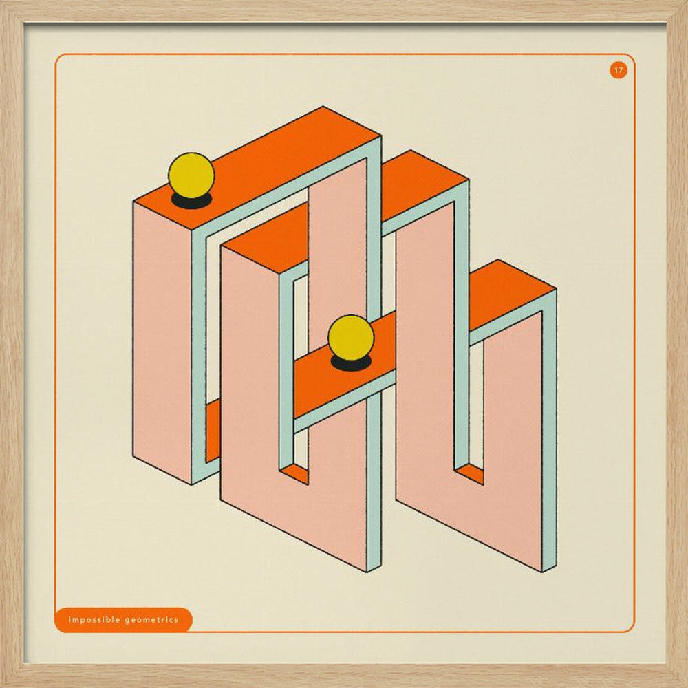 Niemożliwa geometria 17 | Plakaty - Wydruki Artystyczne