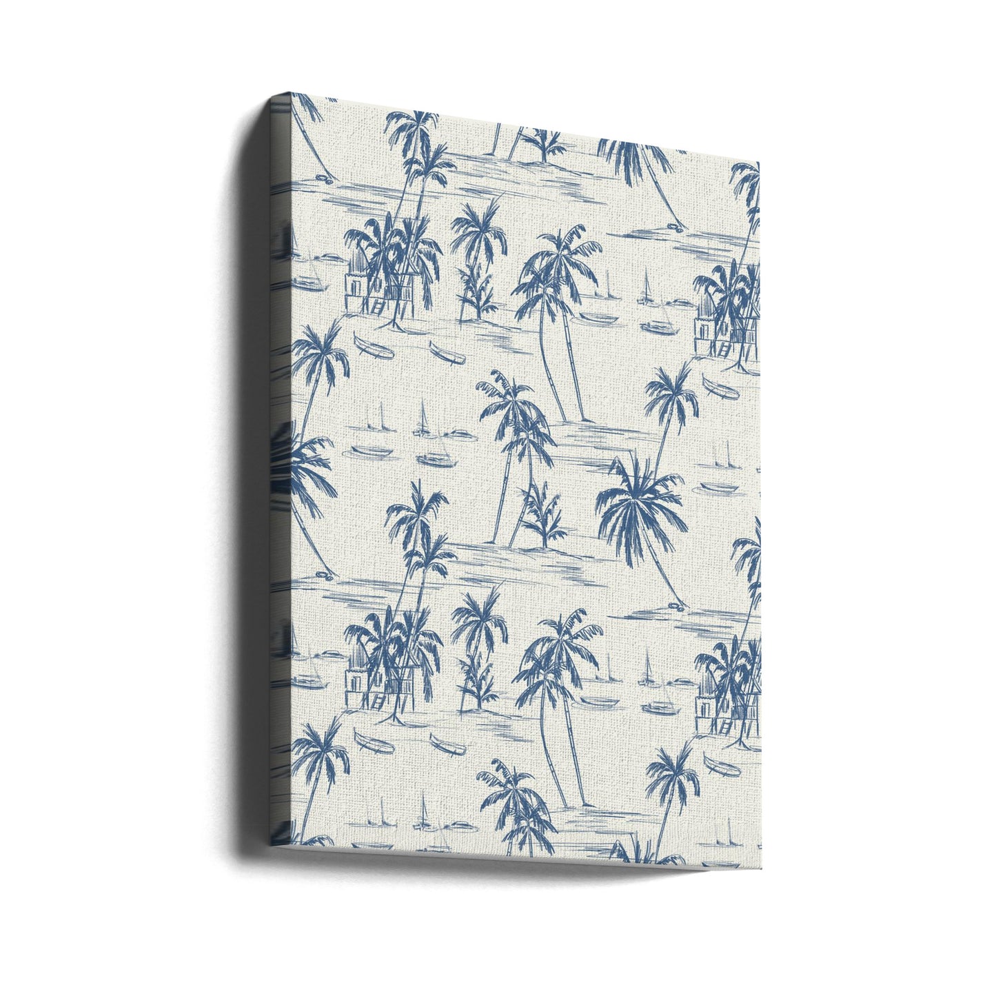Motif Plage Bleue | Tableaux sur Toile