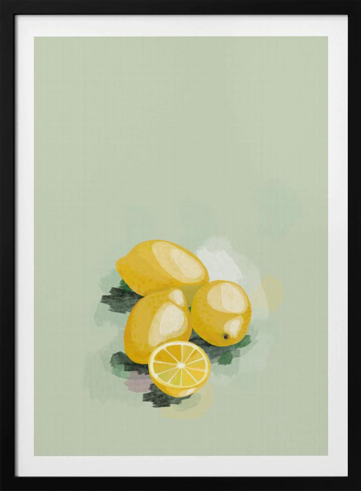 Three and a half lemons | Poster