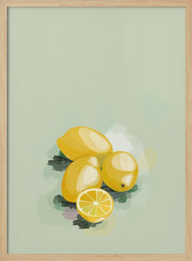 Three and a half lemons | Poster