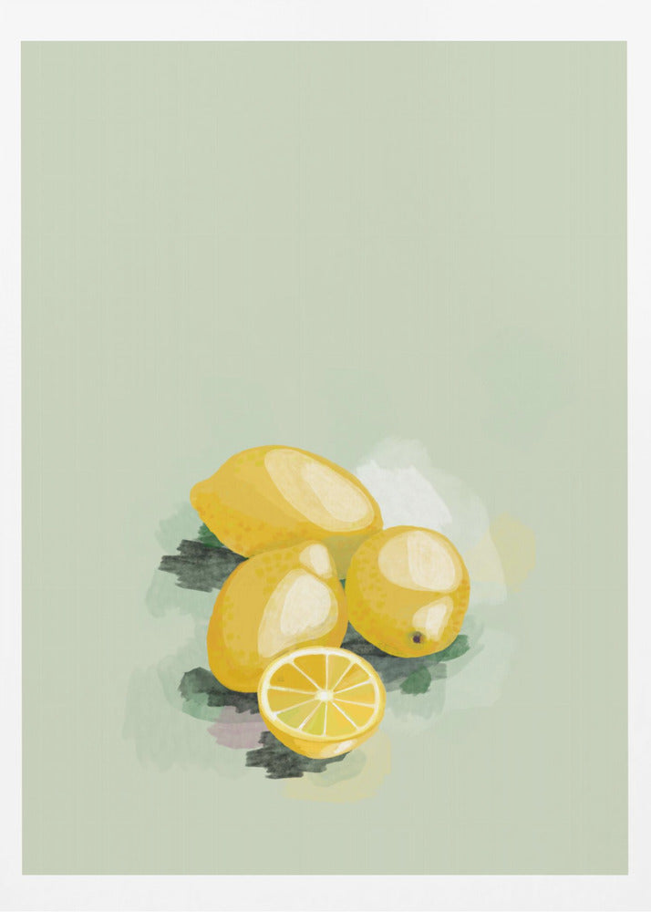 Three and a half lemons | Poster