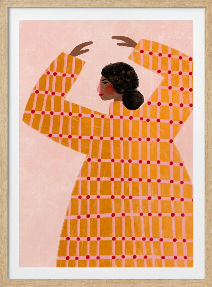 The Woman With the Checked Dress | Poster