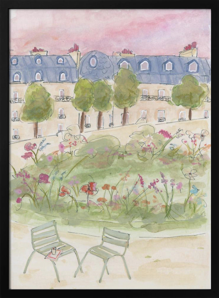 Parisisk trädgård | Poster