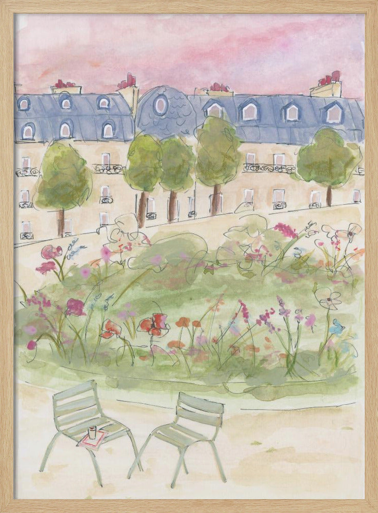 Parisisk trädgård | Poster