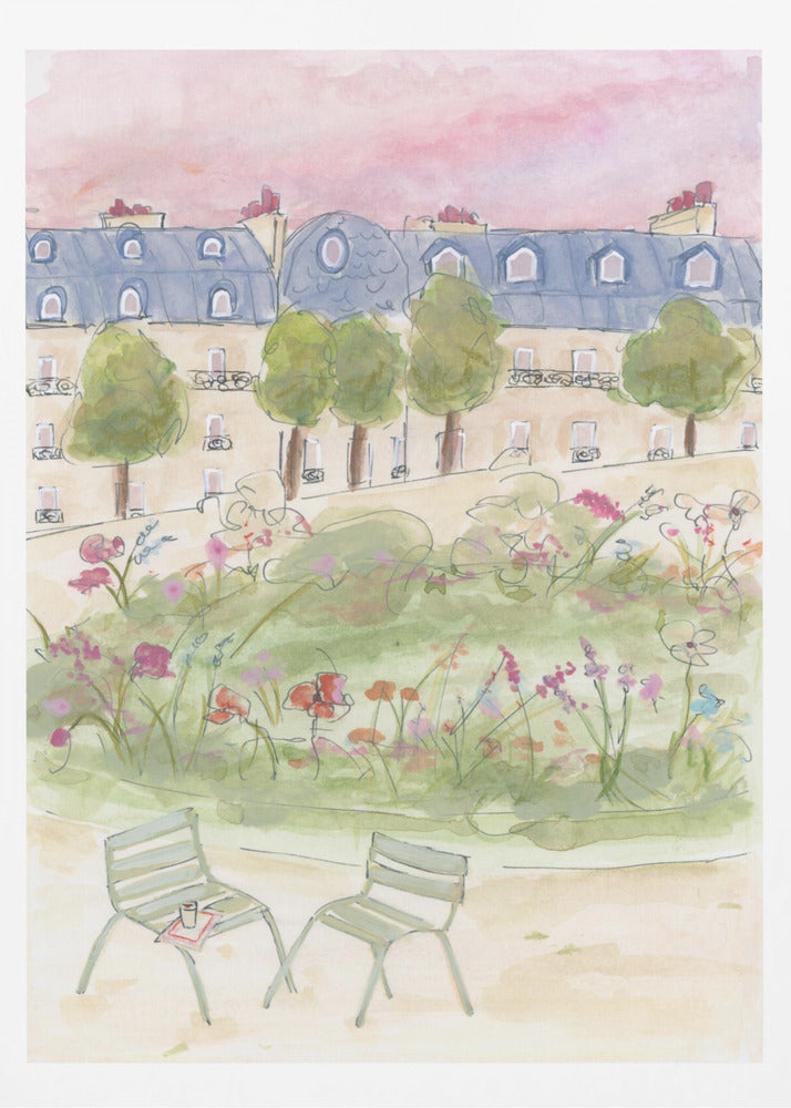 Parisisk trädgård | Poster