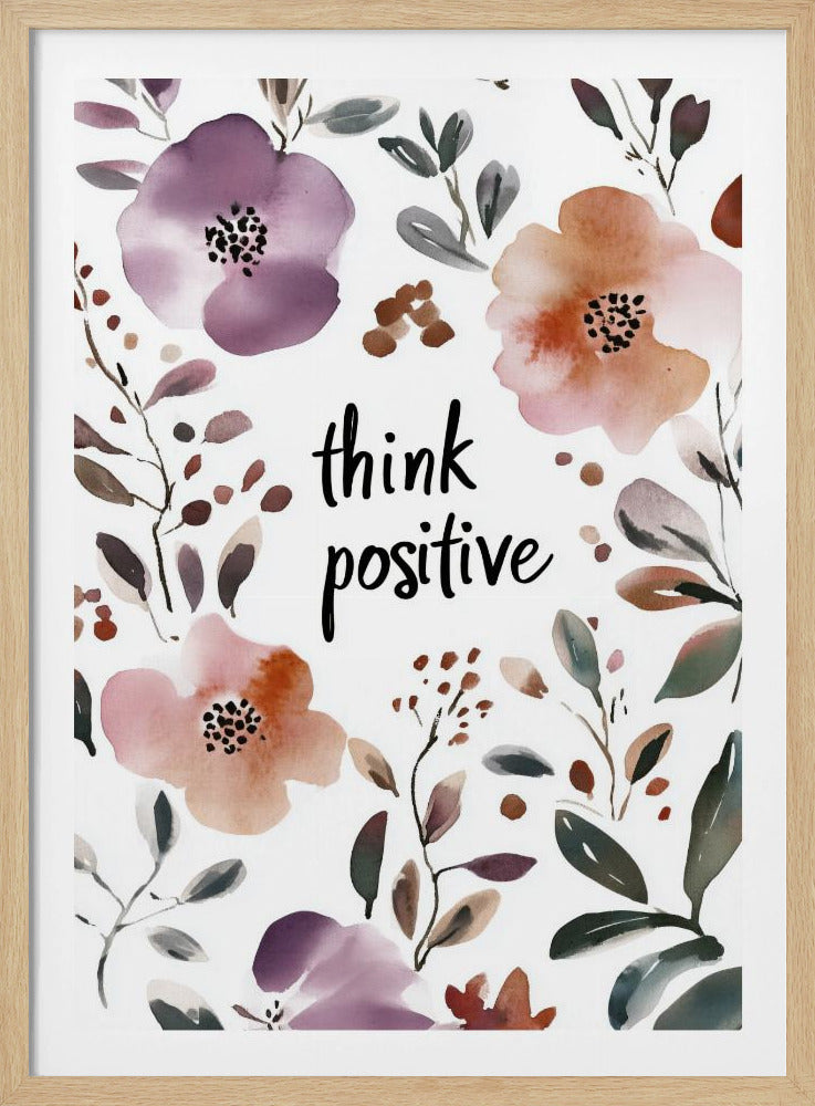 Piensa positivo | Posters - Impresiones de Arte