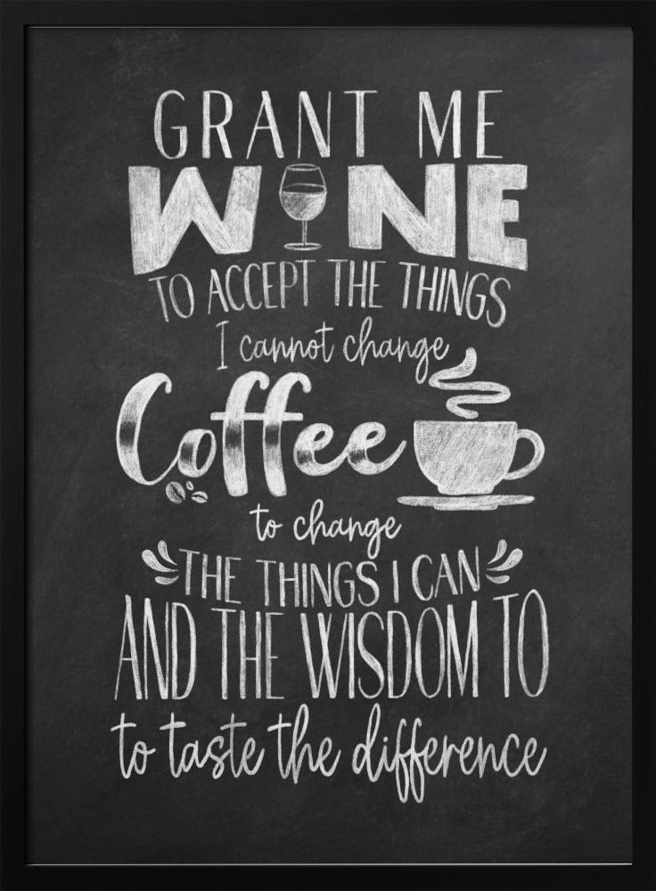 Vin och kaffe | Poster