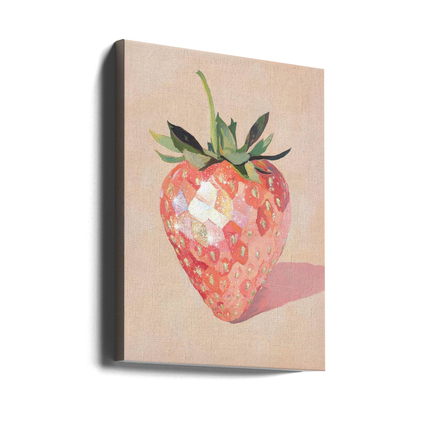 Glistening Strawberry | Canvas