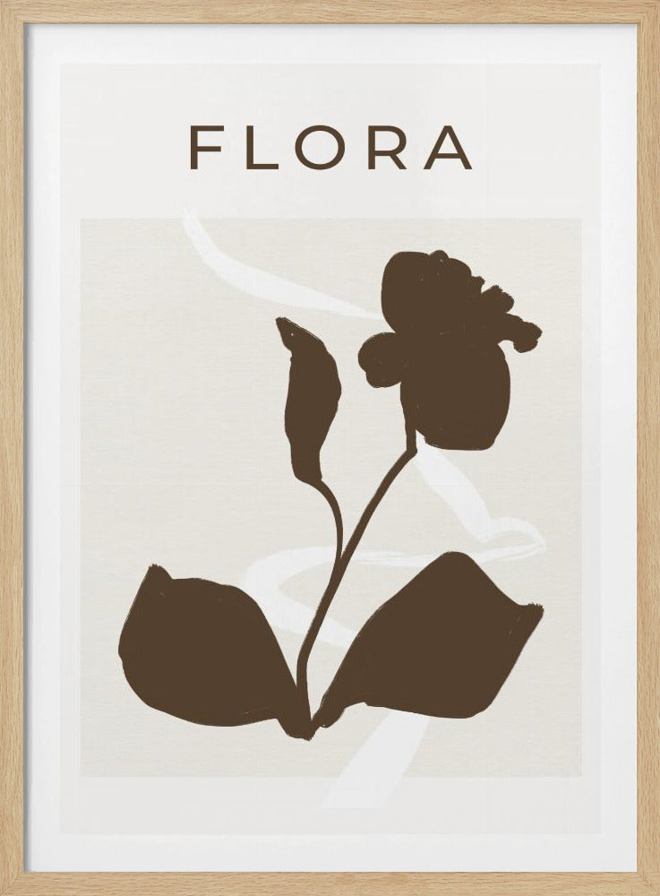Minimal blomning | Poster
