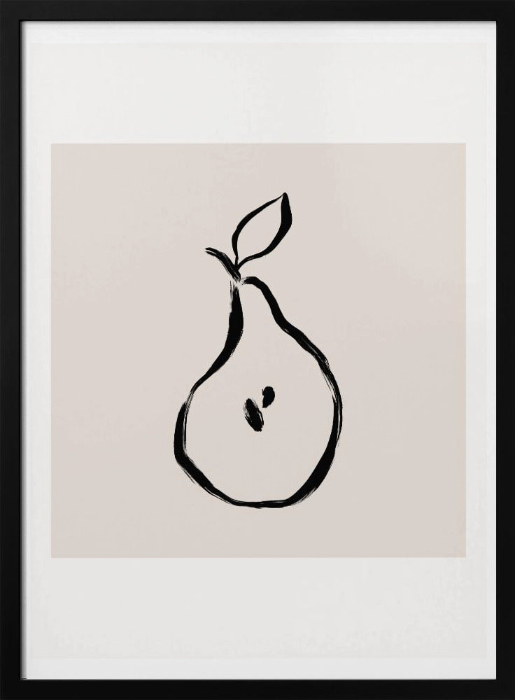 Minimal Pear | Poster