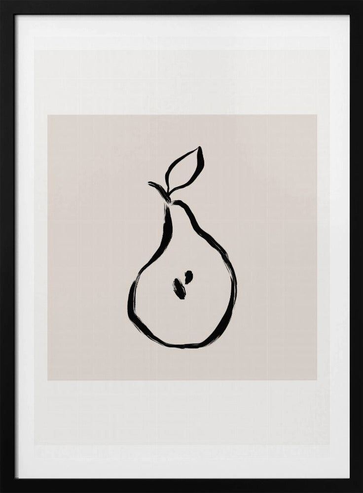 Minimal Pear | Poster