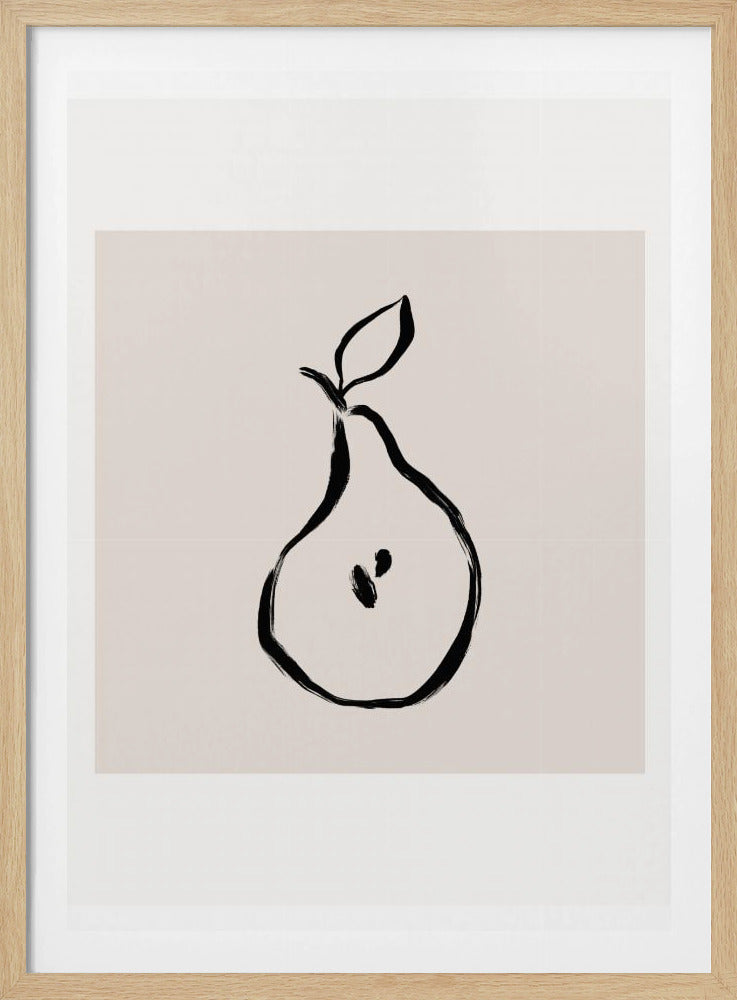 Minimal Pear | Poster