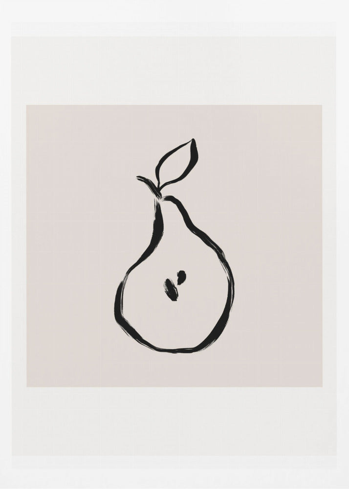 Minimal Pear | Poster