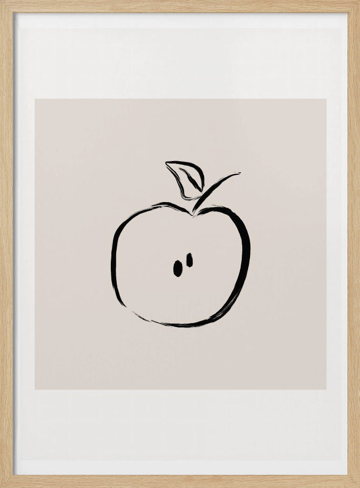 Minimalist Apple | Poster