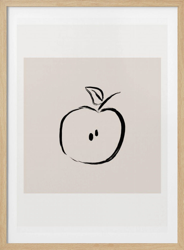 Minimalist Apple | Poster
