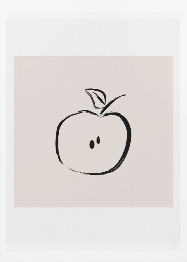 Minimalist Apple | Poster